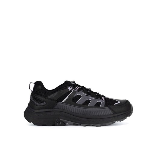 Trekkingi Hunter Peak RT Low WP Czarny ze sklepu eobuwie.pl w kategorii Buty sportowe damskie - zdjęcie 182069383