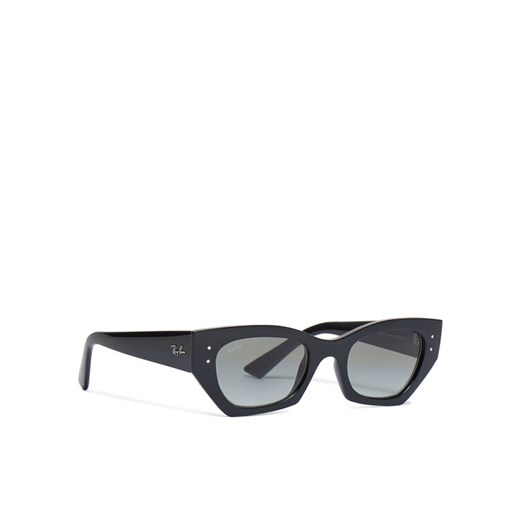 Okulary przeciwsłoneczne Ray-Ban ZENA BIO-BASED 0RB4430 667711 Czarny ze sklepu eobuwie.pl w kategorii Okulary przeciwsłoneczne damskie - zdjęcie 182069384