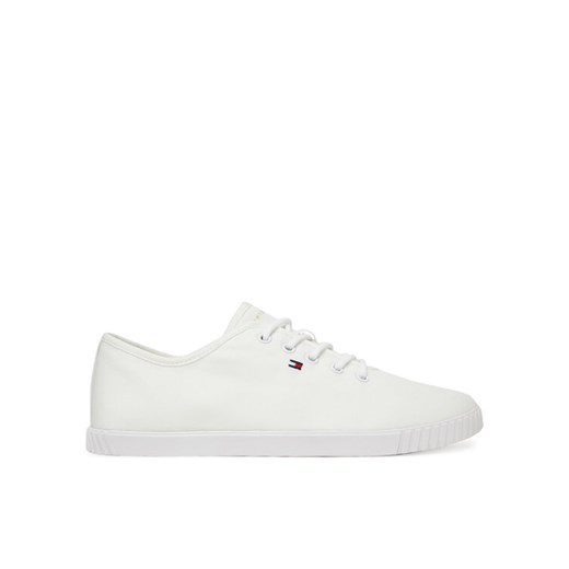 Tenisówki Tommy Hilfiger FW0FW08641 Biały ze sklepu eobuwie.pl w kategorii Trampki damskie - zdjęcie 182069412