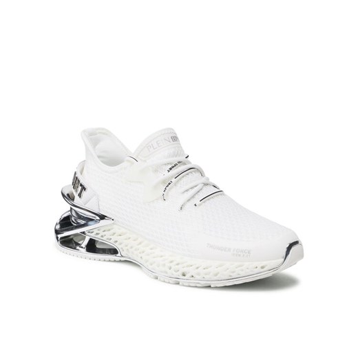 Sneakersy Plein Sport The Scratch FABS USC0335 PTE003N Biały ze sklepu eobuwie.pl w kategorii Buty sportowe męskie - zdjęcie 182069433
