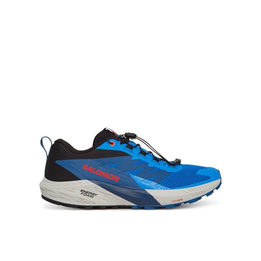 Buty do biegania Salomon Sense Ride 5 L47808600 Niebieski ze sklepu eobuwie.pl w kategorii Buty sportowe męskie - zdjęcie 182069510