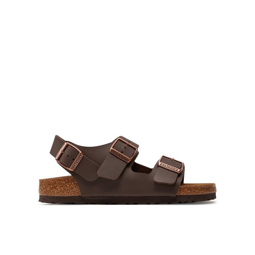 Sandały Birkenstock Milano 034703 Brązowy ze sklepu eobuwie.pl w kategorii Sandały męskie - zdjęcie 182069620