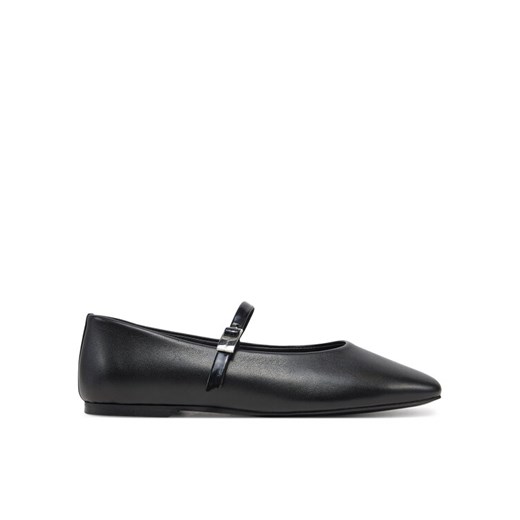 Baleriny Calvin Klein Ballerina New Buckle - Lth HW0HW02483 Czarny ze sklepu eobuwie.pl w kategorii Balerinki - zdjęcie 182069634