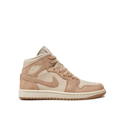 Sneakersy Nike Air Jordan 1 Mid Se FJ3448 200 Écru ze sklepu eobuwie.pl w kategorii Buty sportowe damskie - zdjęcie 182069644