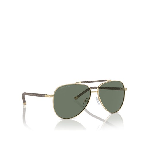Okulary przeciwsłoneczne Michael Kors Portugal 0MK1146 10143H Złoty ze sklepu eobuwie.pl w kategorii Okulary przeciwsłoneczne damskie - zdjęcie 182069701