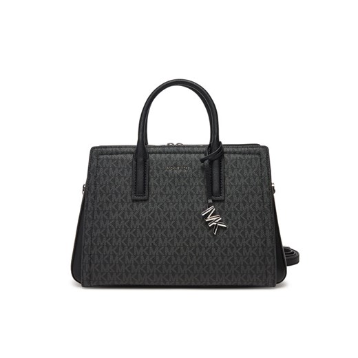 Torebka MICHAEL Michael Kors Laila 30R5S9IS6B Czarny ze sklepu eobuwie.pl w kategorii Kuferki - zdjęcie 182069793