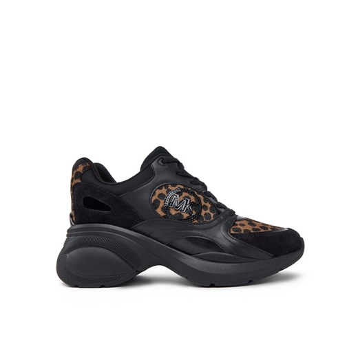 Sneakersy Michael Kors Zuma Trainer 43R5ZUFS1H Czarny ze sklepu eobuwie.pl w kategorii Buty sportowe damskie - zdjęcie 182069831