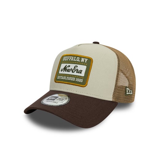 Czapka z daszkiem New Era Patch Canvas 60603674 Beżowy New Era OS eobuwie.pl