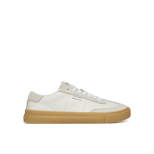Sneakersy Tommy Hilfiger Th Cupset Summer Lth FM0FM05487 Biały ze sklepu eobuwie.pl w kategorii Buty sportowe męskie - zdjęcie 182069944