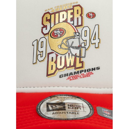 Czapka z daszkiem New Era San Francisco 49Ers Superbowl 60595295 Biały ze sklepu eobuwie.pl w kategorii Czapki z daszkiem damskie - zdjęcie 182069973