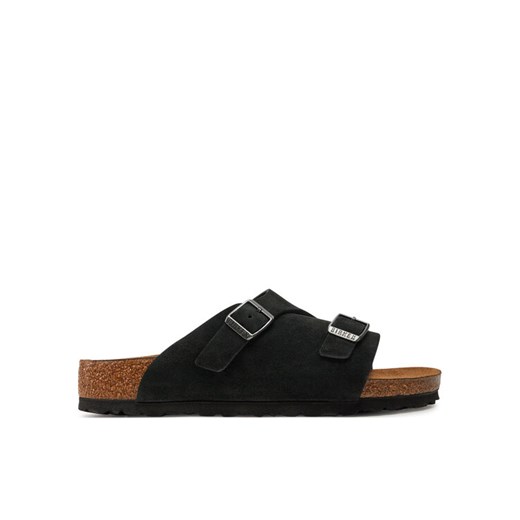 Klapki Birkenstock Zürich 1025060 Czarny ze sklepu eobuwie.pl w kategorii Klapki damskie - zdjęcie 182070074