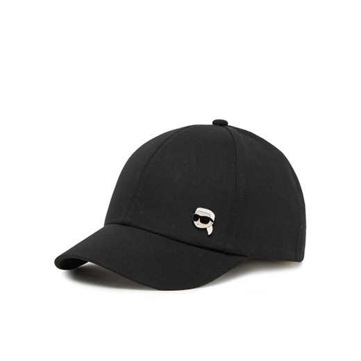 Czapka z daszkiem KARL LAGERFELD A2W33061 Czarny ze sklepu eobuwie.pl w kategorii Czapki z daszkiem damskie - zdjęcie 182070164