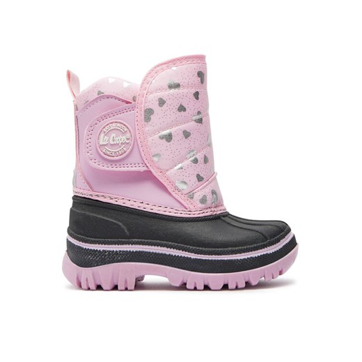 Śniegowce Lee Cooper LCJ-24-44-2863K Różowy ze sklepu eobuwie.pl w kategorii Buty zimowe dziecięce - zdjęcie 182070201