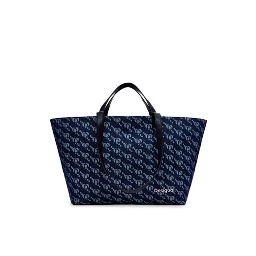 Torebka Desigual Cahuil 24WAXA21 Granatowy ze sklepu eobuwie.pl w kategorii Torby Shopper bag - zdjęcie 182070312