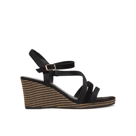Espadryle Tamaris 1-28323-44 Czarny ze sklepu eobuwie.pl w kategorii Espadryle damskie - zdjęcie 182070363