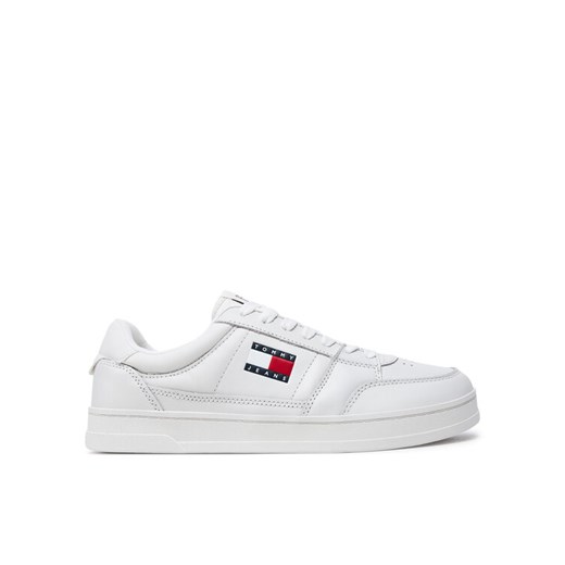 Sneakersy Tommy Jeans Tjm The Greenwich New Ess EM0EM01574 Biały ze sklepu eobuwie.pl w kategorii Buty sportowe męskie - zdjęcie 182070524