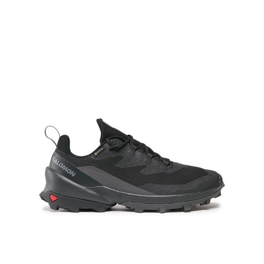 Trekkingi Salomon Cross Over 2 GORE-TEX L47269000 Czarny ze sklepu eobuwie.pl w kategorii Buty trekkingowe męskie - zdjęcie 182070620