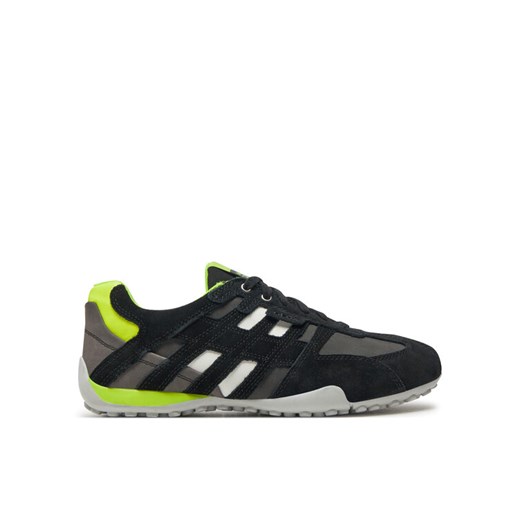 Sneakersy Geox Uomo Snake U4507A 022EK C9151 Czarny ze sklepu eobuwie.pl w kategorii Buty sportowe męskie - zdjęcie 182070682