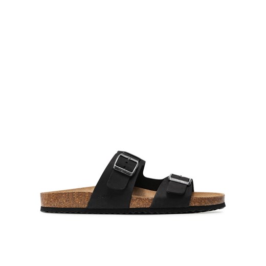Klapki Geox U Sandal Ghita B U159VB 00032 C9999 Czarny ze sklepu eobuwie.pl w kategorii Klapki męskie - zdjęcie 182070704