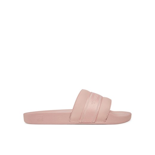 Klapki Tommy Hilfiger Hilfiger Poolside With Webbing FW0FW08529 Różowy ze sklepu eobuwie.pl w kategorii Klapki damskie - zdjęcie 182070714