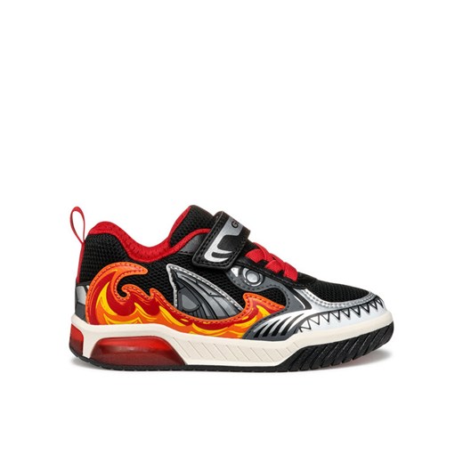 Sneakersy Geox J Inek J559CD 01450 C0048 D Czarny ze sklepu eobuwie.pl w kategorii Buty sportowe dziecięce - zdjęcie 182070724