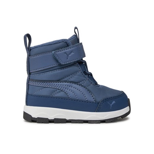 Śniegowce Puma Evolve Boot AC+ Inf 392646 02 Niebieski ze sklepu eobuwie.pl w kategorii Buty zimowe dziecięce - zdjęcie 182070752