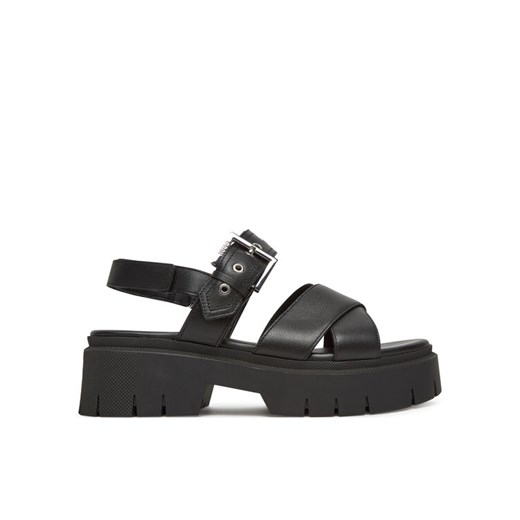 Sandały HUGO Kris_Sandal_BKNA 50542072 Czarny ze sklepu eobuwie.pl w kategorii Sandały damskie - zdjęcie 182070824