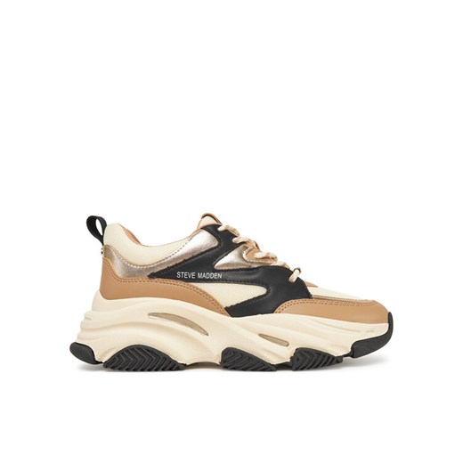 Sneakersy Steve Madden Progressive SM19000096 Beżowy ze sklepu eobuwie.pl w kategorii Buty sportowe damskie - zdjęcie 182070852