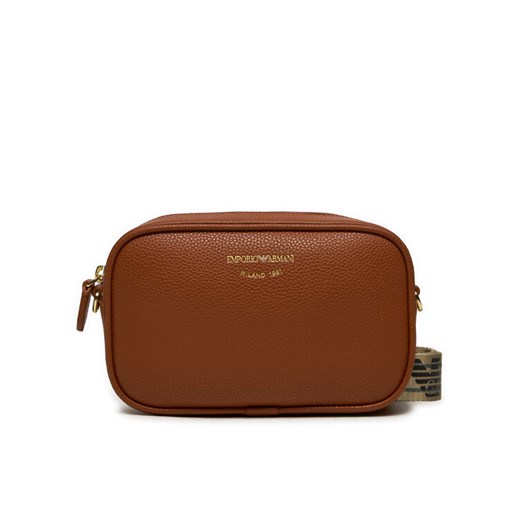 Torebka Emporio Armani EW000537 AF12103 M6030 Brązowy ze sklepu eobuwie.pl w kategorii Listonoszki - zdjęcie 182070853