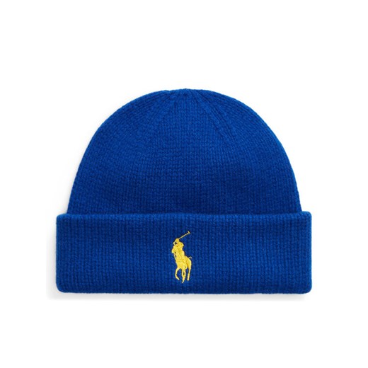 Czapka Polo Ralph Lauren 455931421002 Niebieski ze sklepu eobuwie.pl w kategorii Czapki zimowe damskie - zdjęcie 182070872