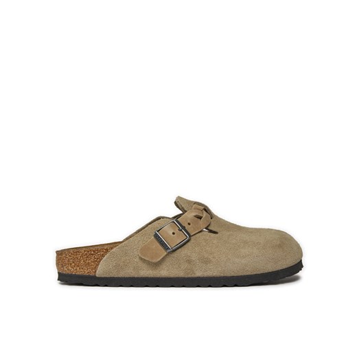 Klapki Birkenstock Boston Braided 1026694 Brązowy ze sklepu eobuwie.pl w kategorii Klapki damskie - zdjęcie 182070873