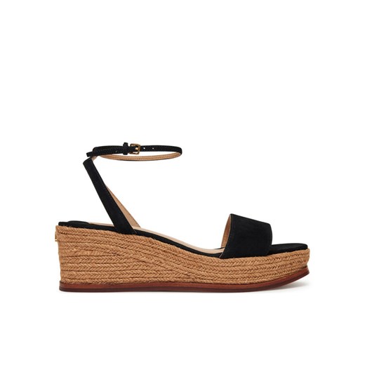 Espadryle LAUREN RALPH LAUREN Leona 802920421001 Czarny ze sklepu eobuwie.pl w kategorii Espadryle damskie - zdjęcie 182071241