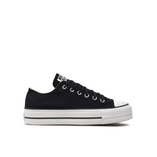Trampki Converse Chuck Taylor All Star Lift Ox 560250C Czarny ze sklepu eobuwie.pl w kategorii Trampki damskie - zdjęcie 182071373
