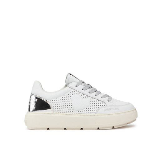 Sneakersy LOVE MOSCHINO JA15274G1IJC410C Biały ze sklepu eobuwie.pl w kategorii Buty sportowe damskie - zdjęcie 182071434
