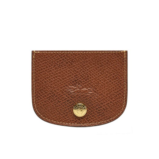 Etui na karty kredytowe Longchamp 30031HYZ Brązowy ze sklepu eobuwie.pl w kategorii Etui - zdjęcie 182071440