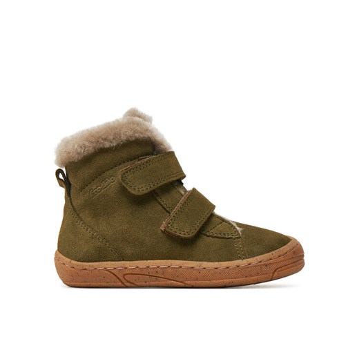 Kozaki Froddo Minni Suede G2110141-3 S Zielony ze sklepu eobuwie.pl w kategorii Buty zimowe dziecięce - zdjęcie 182071444