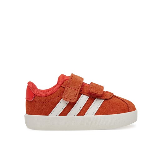 Sneakersy adidas VL Court 3.0 JH6307 Czerwony ze sklepu eobuwie.pl w kategorii Buty sportowe dziecięce - zdjęcie 182071540