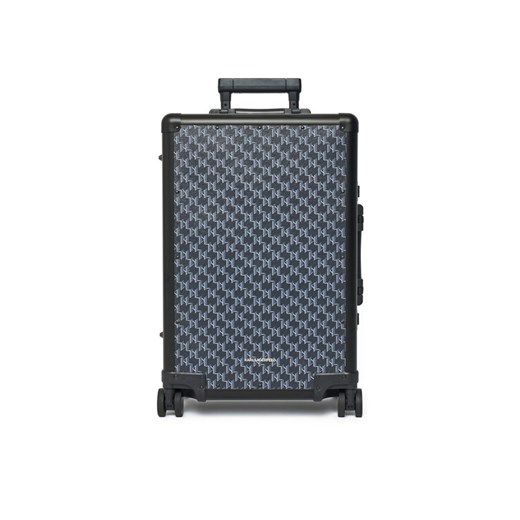 Walizka kabinowa KARL LAGERFELD Voyage A1M30482 Granatowy ze sklepu eobuwie.pl w kategorii Walizki - zdjęcie 182071632