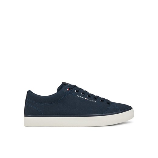 Tenisówki Tommy Hilfiger Hi Vulc Low Core Canvas FM0FM05396 Granatowy ze sklepu eobuwie.pl w kategorii Trampki męskie - zdjęcie 182071643