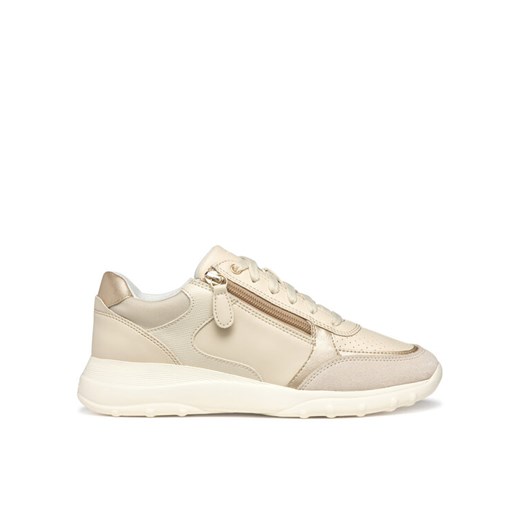 Sneakersy Geox D36LPB 05422 C1122 Écru ze sklepu eobuwie.pl w kategorii Buty sportowe damskie - zdjęcie 182071664
