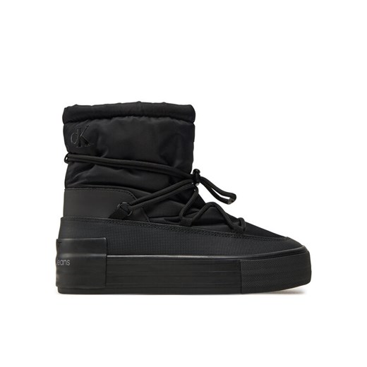 Botki Calvin Klein Jeans Vulc Flatform Snow Boot Wn YW0YW01591 Czarny ze sklepu eobuwie.pl w kategorii Botki - zdjęcie 182071704