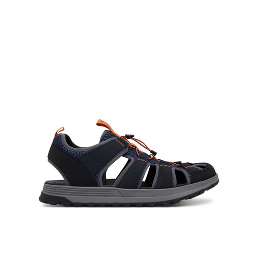 Sandały Clarks ATL Trek Wave 26181516 Granatowy ze sklepu eobuwie.pl w kategorii Sandały męskie - zdjęcie 182071711
