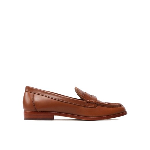 Lordsy LAUREN RALPH LAUREN Wynnie 802875318002 Brązowy ze sklepu eobuwie.pl w kategorii Lordsy damskie - zdjęcie 182071802