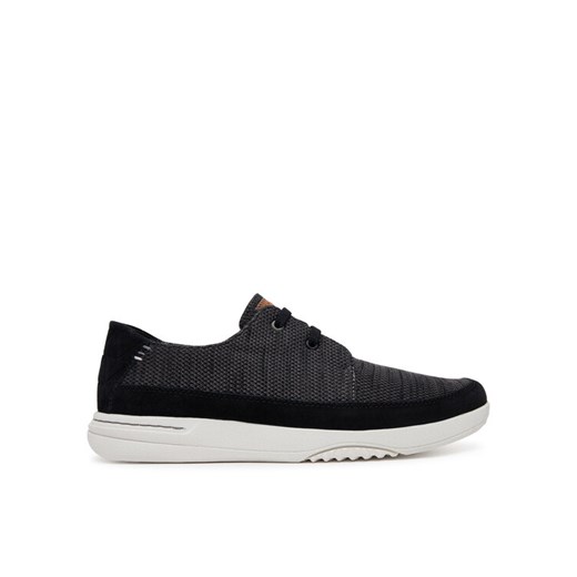 Sneakersy Clarks Easeway Lace 26181368 Czarny ze sklepu eobuwie.pl w kategorii Buty sportowe męskie - zdjęcie 182071841