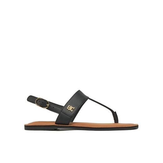 Sandały Tommy Hilfiger FW0FW08505 Czarny ze sklepu eobuwie.pl w kategorii Sandały damskie - zdjęcie 182071842