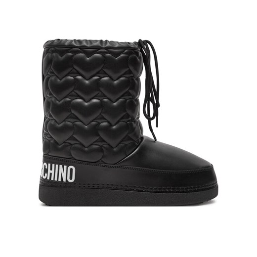 Śniegowce LOVE MOSCHINO JA24082G1LISE000 Czarny ze sklepu eobuwie.pl w kategorii Śniegowce damskie - zdjęcie 182071870