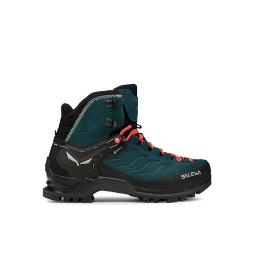 Trekkingi Salewa Ws Mtn Trainer Mid Gtx GORE-TEX 63459 8550 Niebieski ze sklepu eobuwie.pl w kategorii Buty trekkingowe damskie - zdjęcie 182071950