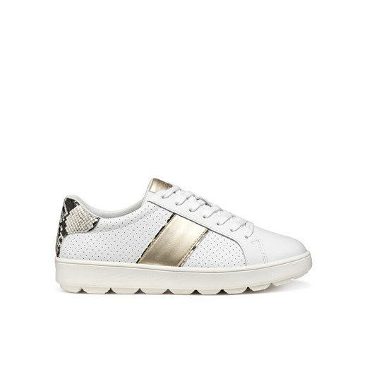 Sneakersy Geox D Spherica Ecub-1 D55WEA 09BBN C1327 Biały ze sklepu eobuwie.pl w kategorii Buty sportowe damskie - zdjęcie 182071951