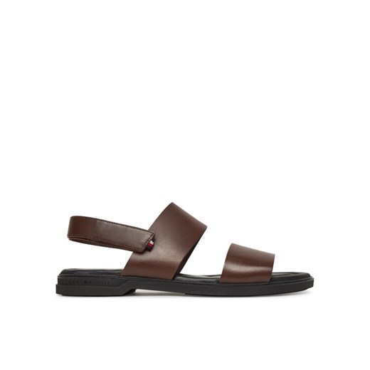 Sandały Tommy Hilfiger Premium Hilfiger Strappy Lh Sand FM0FM05356 Brązowy ze sklepu eobuwie.pl w kategorii Sandały męskie - zdjęcie 182071952