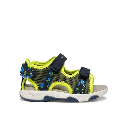 Sandały Geox B Sandal Multy B450FA 014CE CE3F4 M Khaki ze sklepu eobuwie.pl w kategorii Sandały dziecięce - zdjęcie 182072200